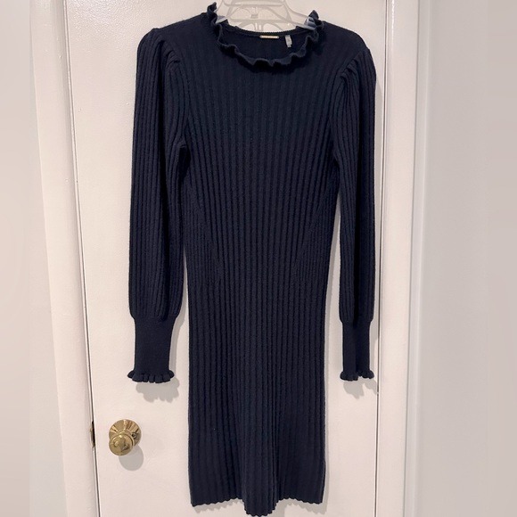 Elie Tahari Balloon Sleeve Sweater Dress - Picture 4 of 5